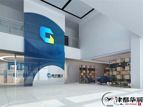 銀川宸華企業辦公設計方案鑒賞| 科技時尚，塑造品質