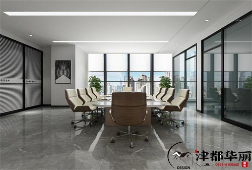 銀川海鑫文化辦公室設計方案鑒賞|銀川辦公室設計裝修公司推薦