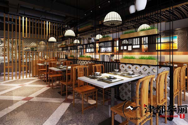 銀川回味軒餃子館設計方案鑒賞|銀川餃子館設計裝修公司推薦