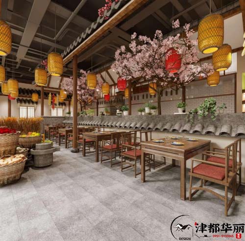 銀川名湘廚餐廳設計方案鑒賞|銀川餐廳設計裝修公司推薦
