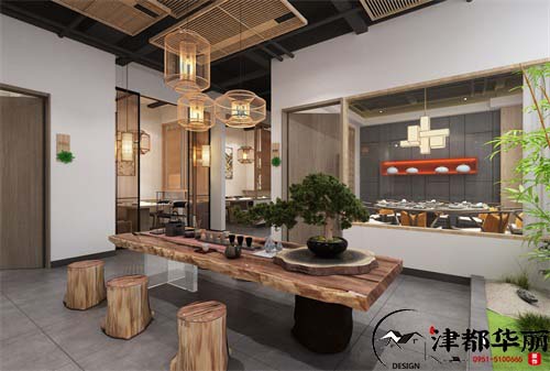 銀川錦湘樓餐廳設計方案鑒賞|銀川餐廳設計裝修公司推薦