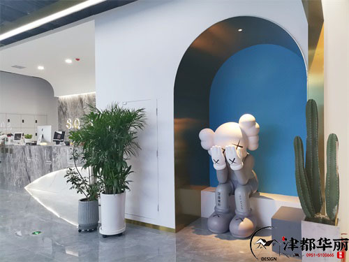 銀川美業(yè)中心裝修設計項目|津都華麗設計