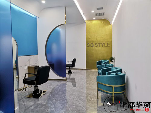 銀川美業(yè)中心裝修設計項目|津都華麗設計
