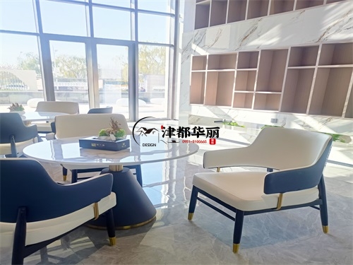 銀川售樓部大廳裝修設計項目|津都華麗設計